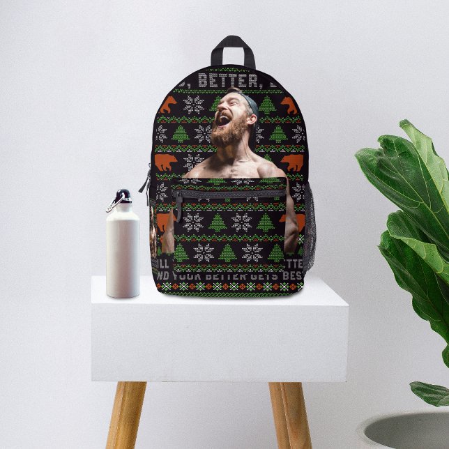 Sac À Dos Imprimé Bons Meilleurs Superbes Photos de Costumes de Noël (Créateur téléchargé)