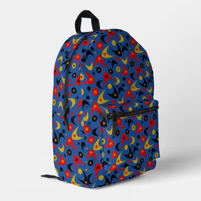 Sac À Dos Imprimé Boomerangs Rétro (Coin arrière gauche)