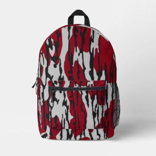 Sac À Dos Imprimé Bottomland Camo rouge et blanc motif garçons fille