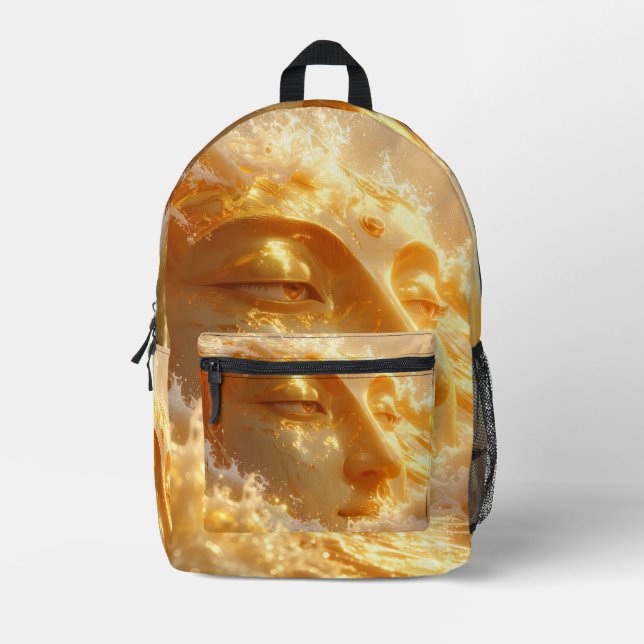 SAC À DOS IMPRIMÉ BOUDDHA - ZEN BOUDDHISME (Recto)