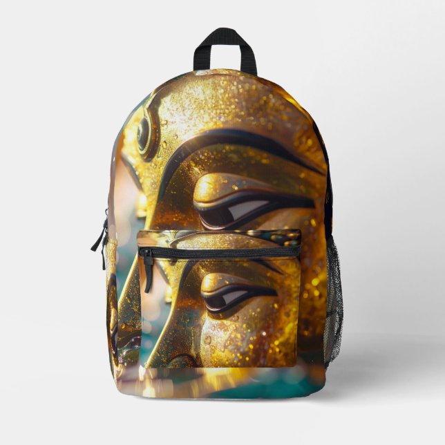 SAC À DOS IMPRIMÉ BOUDDHA - ZEN BOUDDHISME (Recto)