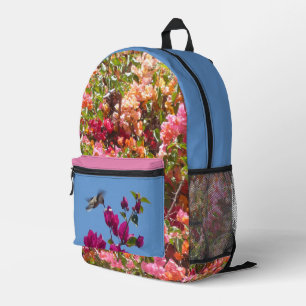 Sac à dos imprimé Bougainvillea & Hummingbird All-