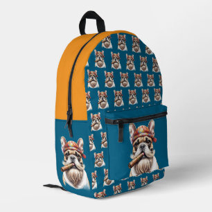 Sac À Dos Imprimé Bouledogue français Hippie