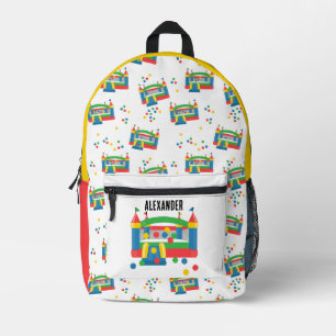 Sac À Dos Imprimé Bounce House Jumping Castle Ball mignonne Motif