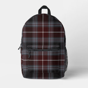 Sac À Dos Imprimé Bourgogne Scholar Plaid