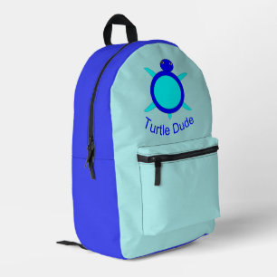 Sac À Dos Imprimé Bright Blue Turtle Dude