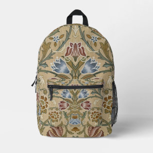 Sac À Dos Imprimé Brocard floral symétrique vintage William Morris