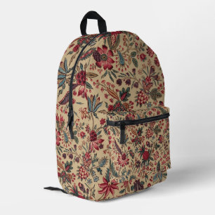 Sac À Dos Imprimé Broderie Florale Ancienne de Décoration d'Ameublem
