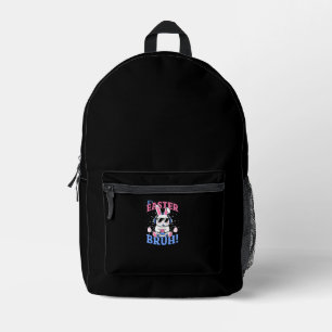 Sac À Dos Imprimé Bruh Pâques Bunny Joueur Jeu Vidéo Jeux Hommes Gar