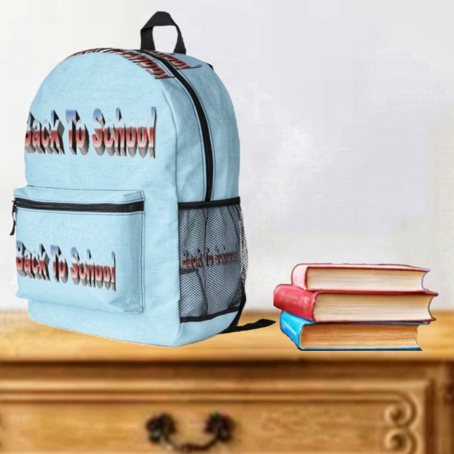 Sac À Dos Imprimé BTS à trois tons (A eye-catching backpack, is just the thing to motivate a student's return to school!)