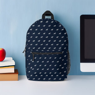 Sac À Dos Imprimé Bull Terrier Chiens Motif personnalisé