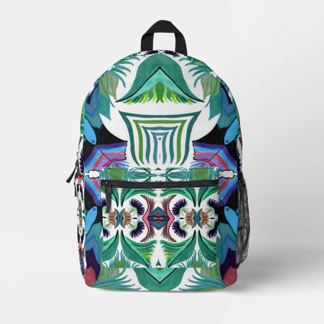 Sac À Dos Imprimé C/M de l'île-des-Ferns sur un (Recto)