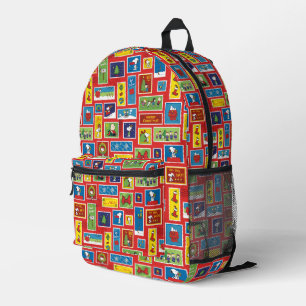 Sac À Dos Imprimé cacahuètes Motif des timbres de Noël