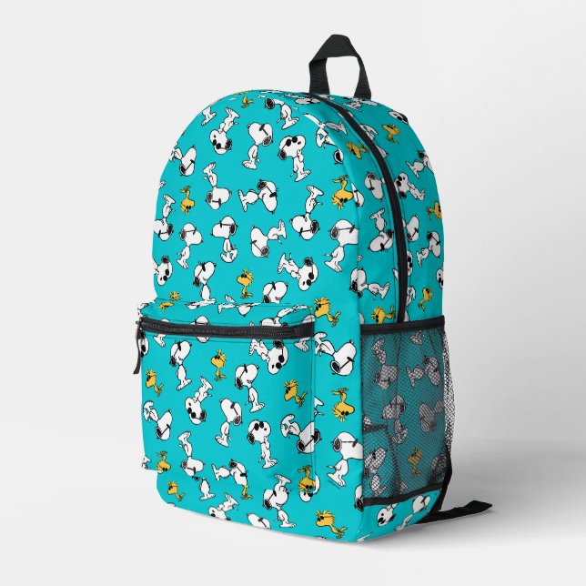 Sac À Dos Imprimé cacahuètes | Snoopy & Lunettes de soleil Motif (Coin arrière droit)