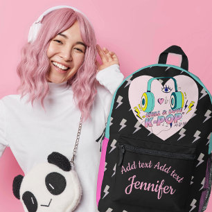 Sac À Dos Imprimé Cadeau d'anniversaire de thème coréen pour star de
