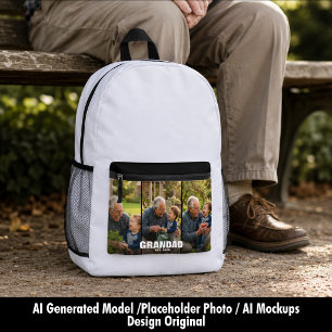 Sac À Dos Imprimé Cadeau de grand-père est pour le premier grand-pèr