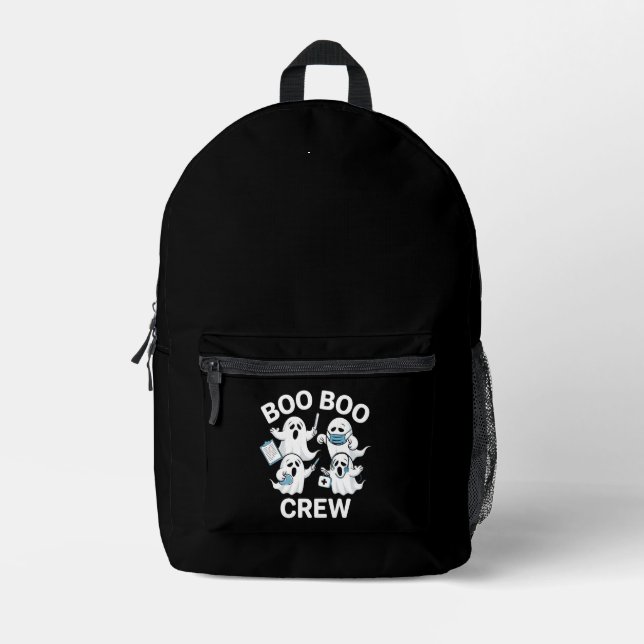 Sac À Dos Imprimé Cadeau d'infirmière d'Halloween Équipe de bobos in (Recto)