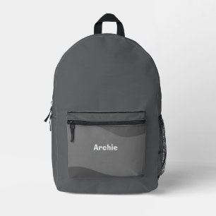 Sac À Dos Imprimé Cadeau Pour Lui Ou Retour À L'École Nom Rustique G