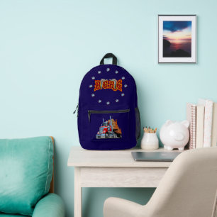 Sac À Dos Imprimé Camion de dessin animé