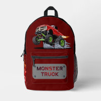 Camion monstre de dessin animé