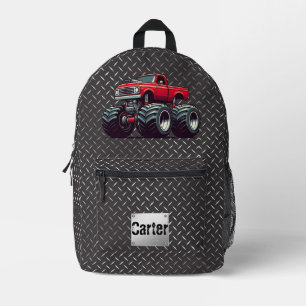 Sac À Dos Imprimé Camion monstre rouge