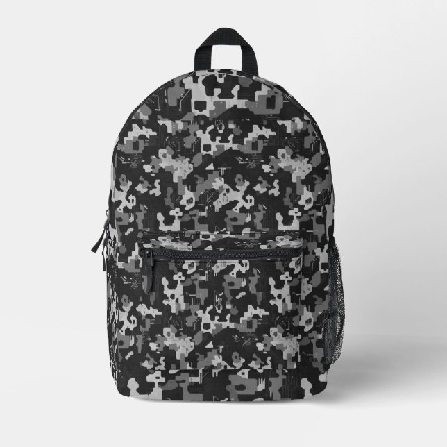 Sac À Dos Imprimé Camo Pixel Stealth (Recto)
