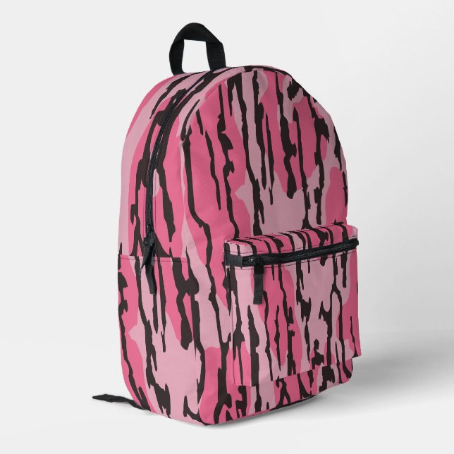Sac À Dos Imprimé Camo Rose Bottom Lands pour Femmes et Filles (Coin arrière gauche)