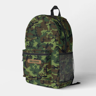 SAC À DOS IMPRIMÉ CAMOFLAGE PERSONNALISÉ