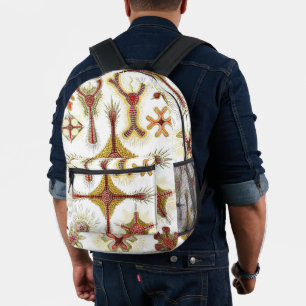 Sac À Dos Imprimé Camomille sauvage par Ernst Haeckel, Nature vintag