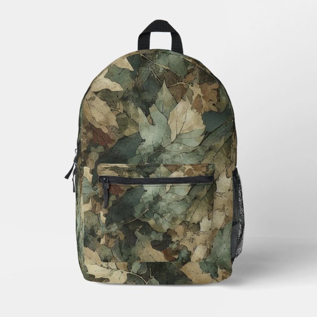 Sac À Dos Imprimé Camouflage (Recto)