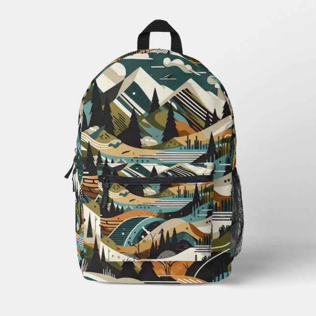 Sac À Dos Imprimé Camouflage (Recto)