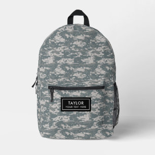 Sac À Dos Imprimé Camouflage Camo Digital