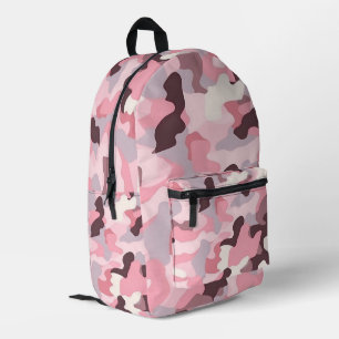 Sac À Dos Imprimé Camouflage & Confiance : Pink Edition