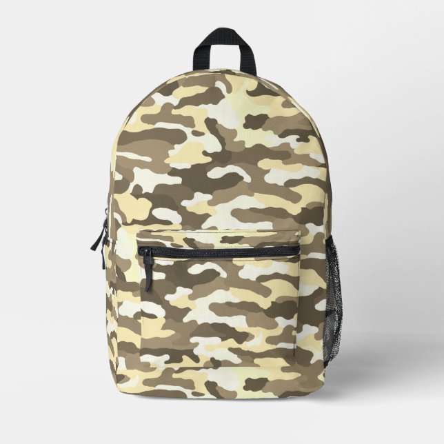 Sac À Dos Imprimé Camouflage du désert (Recto)