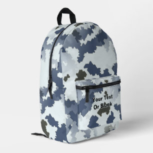 Sac À Dos Imprimé Camouflage Hiver Fractal