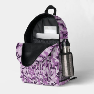 Sac À Dos Imprimé Camouflage Militaire Rose de Bois