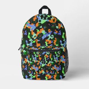 Sac À Dos Imprimé Camouflage néon vibrant