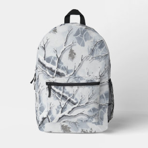 Sac À Dos Imprimé Camouflage pour environnements enneigés 