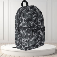 Camouflage urbain noir gris