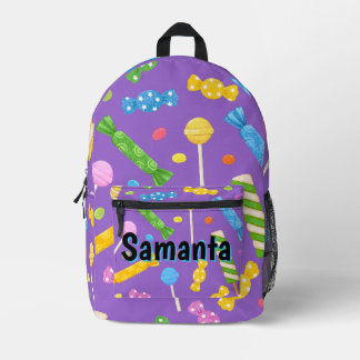 Sac À Dos Imprimé Cartable de bonbons personnalisé | Douceurs pour e