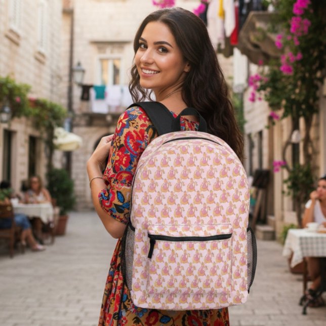 Sac À Dos Imprimé Cartable imprimé Raiponce (Créateur téléchargé)