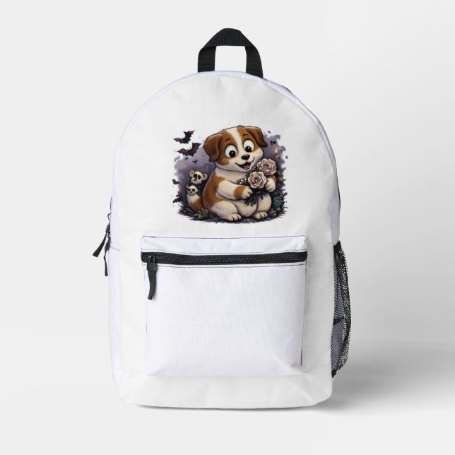 Sac À Dos Imprimé Cartables de style gothique pour enfants (Recto)