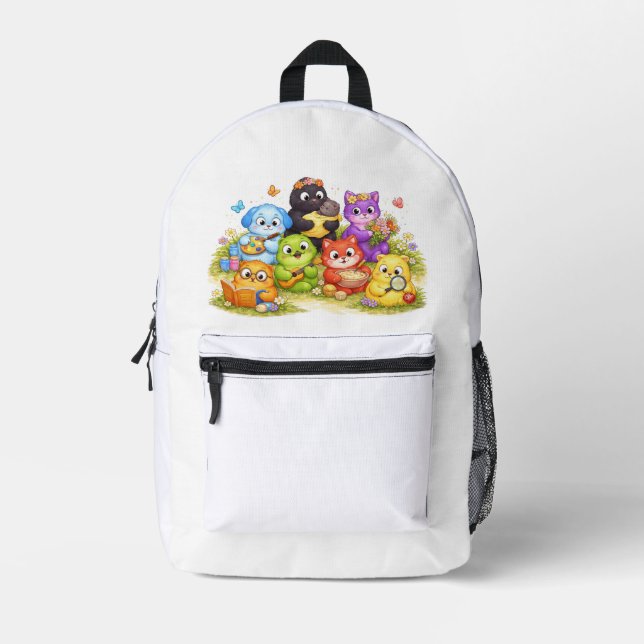 Sac À Dos Imprimé Cartables pour enfants (Recto)