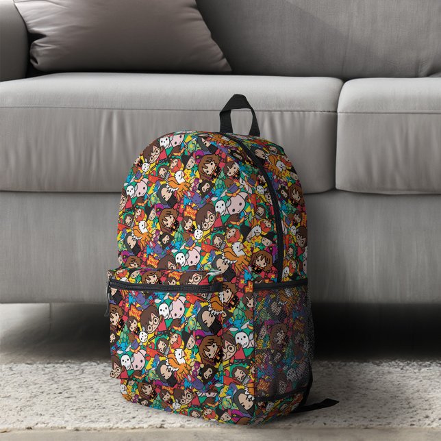 Sac À Dos Imprimé Cartoon Harry Potter Caractère Toss Motif (Backpack on floor)