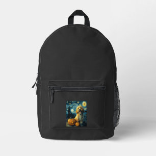 Sac À Dos Imprimé Cavapoo Chien Mignon Halloween Jack O Lantern Citr