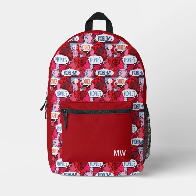 Sac À Dos Imprimé CBC Autres problèmes des gens (Recto)