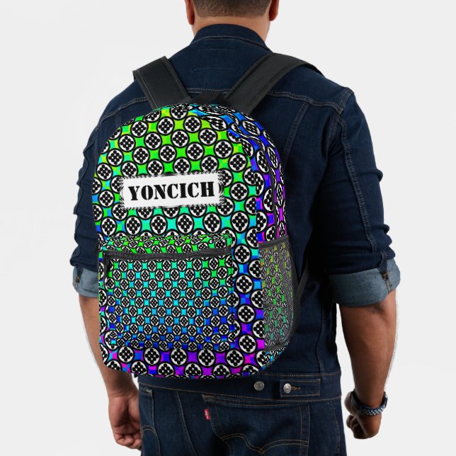 Sac À Dos Imprimé Cercle de neuf par Kenneth Yoncich (Insitu (Modèle))