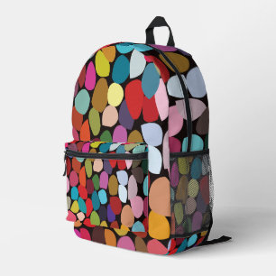 Sac À Dos Imprimé Cercles Abstraits colorés