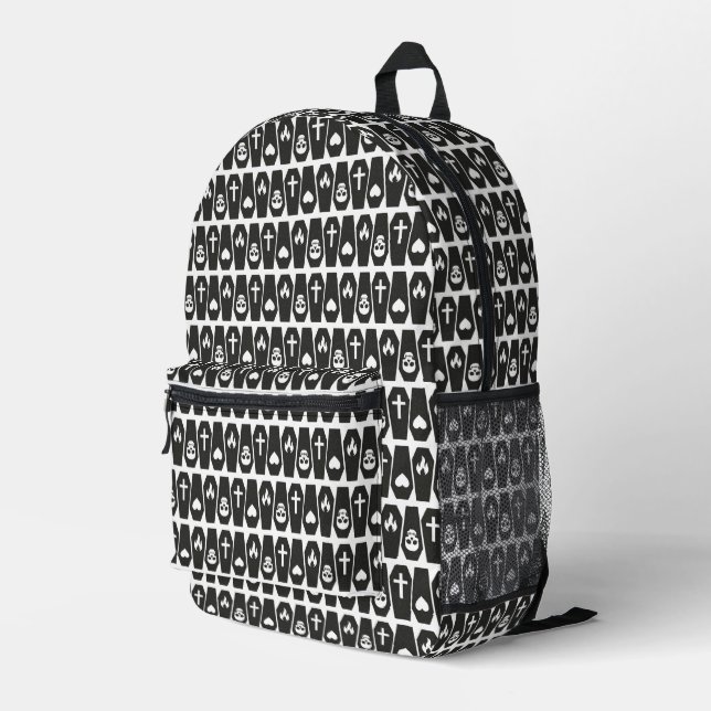Sac À Dos Imprimé Cercueils (Coin arrière droit)