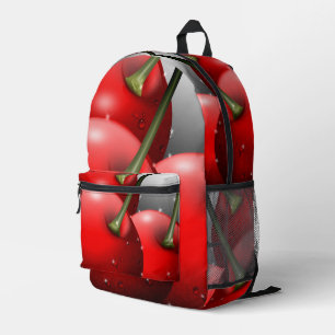 Sac À Dos Imprimé Cerises avec gouttes de ragoût